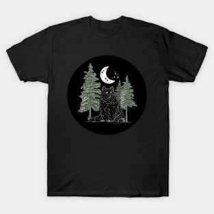 woodsy bear print T-Shirt